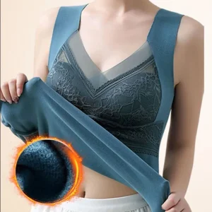 Winter Thermal Underwear Plus Size Vest Thermo Lingerie Women Warm Clothing Warm Top Inner Wear Autumn Thermal Shirt Undershirt